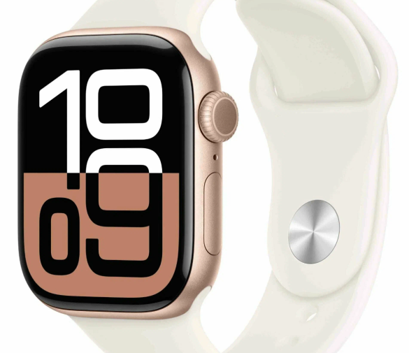 Обзор: Умные часы Apple Watch Series 10 Sport Band, 42mm, M/L RoseGold