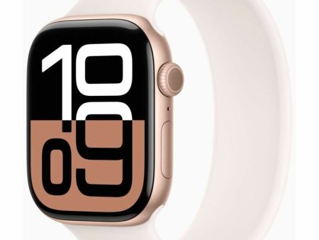 Обзор: Умные часы Apple Watch S10 46mm Rose Gold, Розовые, Global, 2024, SPORT DAND(силикон) Размер S/M