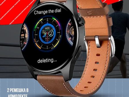 Обзор: Умные смарт часы HK4 HERO Premium Smart Watch AMOLED iOS Android, 2 ремешка, черные