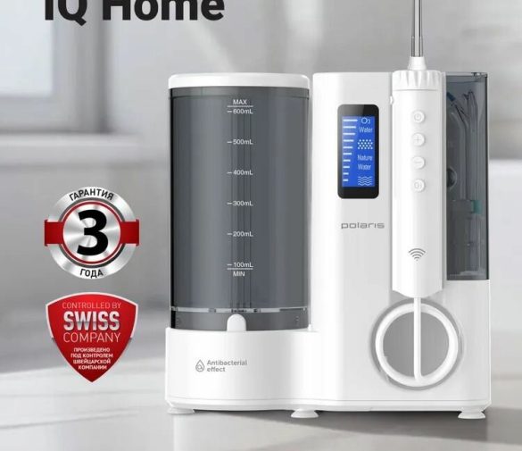 Обзор: Ирригатор для полости рта стационарный Polaris PWF 2005 Wi-Fi IQ Home – 10 режимов / Белый