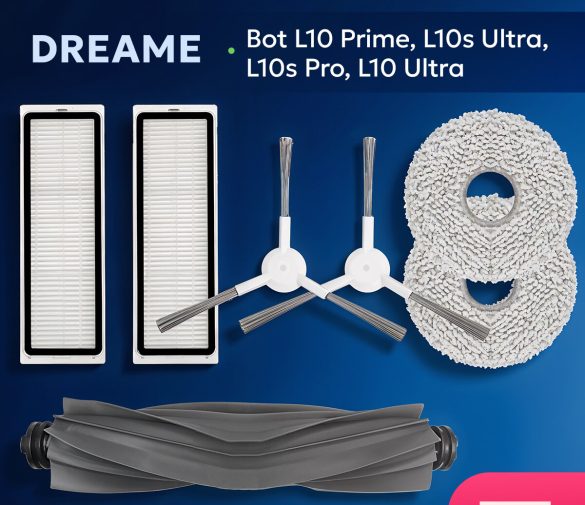 Обзор: Аксессуары для робота пылесоса Xiaomi Dreame Bot L10 Prime, L10s Ultra, L10s Pro, L10 Ultra (фильтры, щетки, тряпки)
