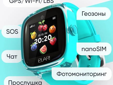 Обзор: Смарт-часы Elari KidPhone Fresh 4G – Green