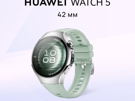 Обзор: Смарт часы HUAWEI WATCH 5 Зеленый 42 мм, стальной корпус, сапфировое стекло