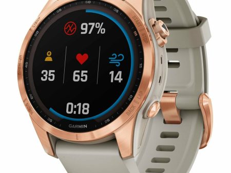 Обзор: Умные часы Garmin Fenix 7S Solar Rose Gold with Sand Band (010-02539-11)