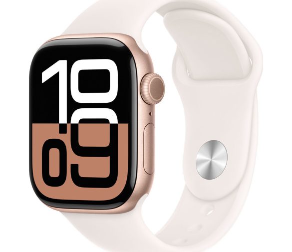 Обзор: Умные часы Apple Watch Series 10 46 мм Aluminium Case GPS, Rose Gold/Light Blush Sport Band