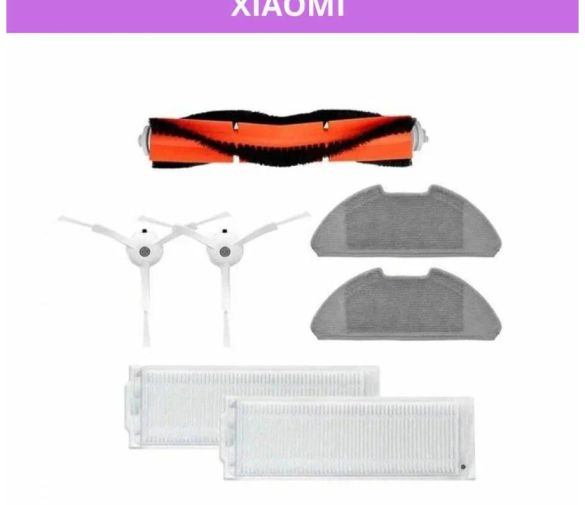 Обзор: Комплект фильтров, щеток для робот-пылесоса Mi Vacuum-Mop 2 Lite, 2 Pro, MJSTL, MJST1S, MJST1SHW