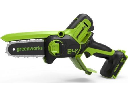 Обзор: Пила цепная Greenworks аккумуляторная G24MCS10 (мини) (АКБ 2Ач и ЗУ)