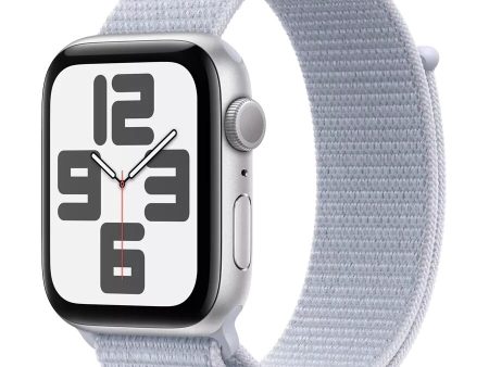 Обзор: Apple Watch SE 2 (2024) 40mm Silver Aluminium Case with Blue Cloud Sport Loop