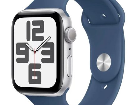 Обзор: Умные часы Apple Watch Series SE 2024 Gen 2 44 мм Aluminium Case, Silver/Denim M/L Sport Band