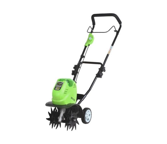 Обзор: Культиватор аккумуляторный GREENWORKS G40TLK4 (27087VB) C АКБ 4АЧ И ЗУ