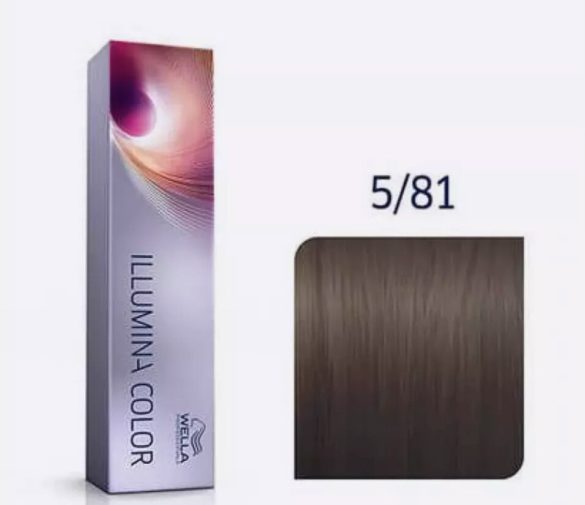 Обзор: Wella Professionals Illumina Color 5/81 Светло коричневый жемчужно-пепельный