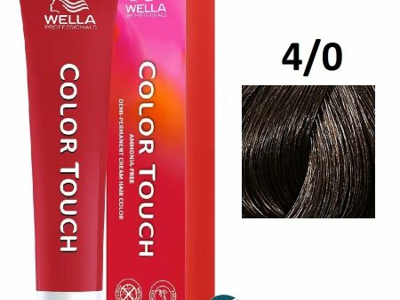 Обзор: Wella Professionals Color Touch 4/0 интенсивное тонирование для волос – Коричневый, 60мл