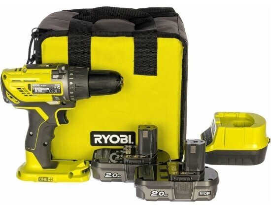 Обзор: Дрель-шуруповерт аккумуляторная Ryobi ONE+ R18DD3-220S 5133003348