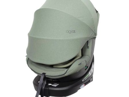 Обзор: Agex Drive i-Fix, автокресло с рождения до 12 лет гр.0-1-2-3 (0-36 кг), цвет Luxury Green