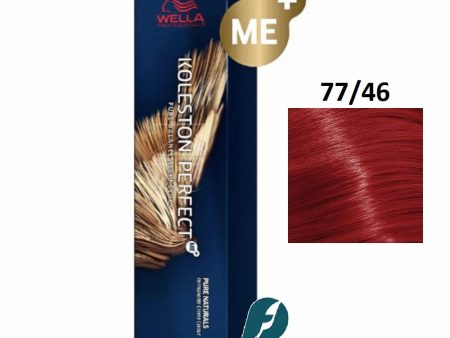 Обзор: Wella Professionals Koleston Perfect ME+ 77/46 Краска для волос – Пурпурная муза, 60мл