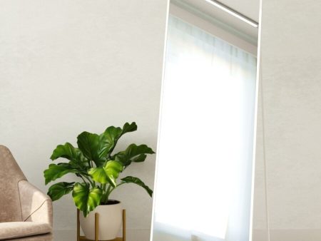 Обзор: Напольное зеркало в алюминиевой раме Market.House 160х50 см. Белое