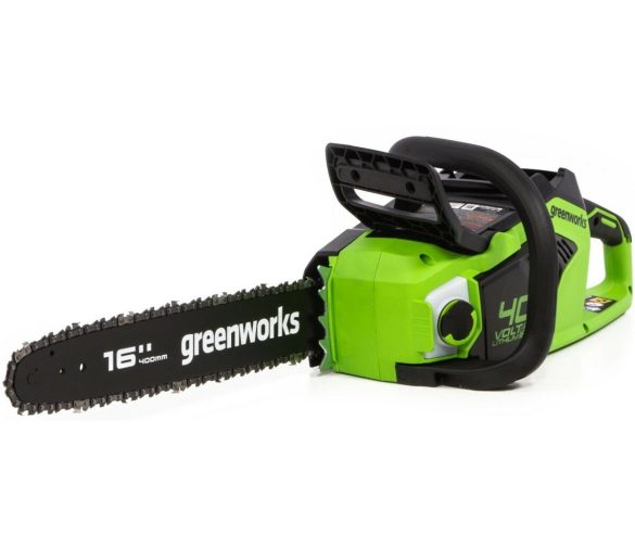 Обзор: Пила цепная аккумуляторная GREENWORKS GD40CS18K4 40V, бесщеточная (2005807UB)