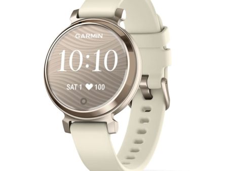 Обзор: Часы Garmin Lily 2 с безелем цвета кремовое золото, силиконовый ремешок цвета кокоса (010-02839-00)