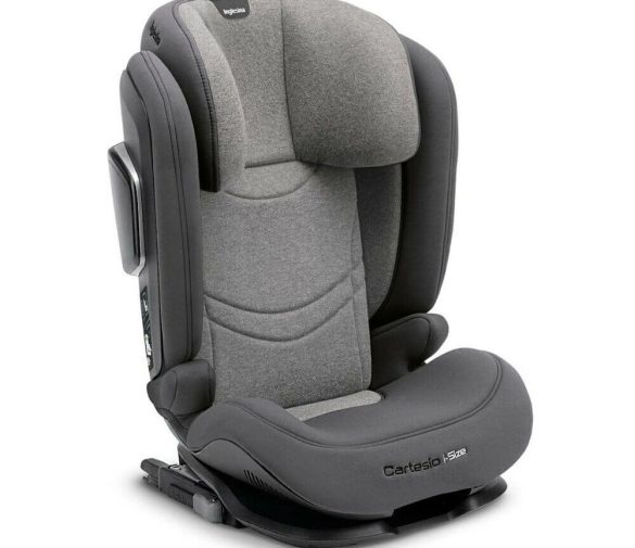 Обзор: Inglesina Cartesio i-Size, автокресло от 3 до 12 лет гр.2-3 (15-36 кг), цвет Stone Grey 2025