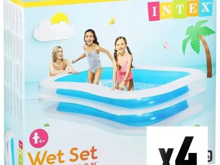 Обзор: Надувной бассейн Swim Center Family Pool 262x175x56см 4 шт.