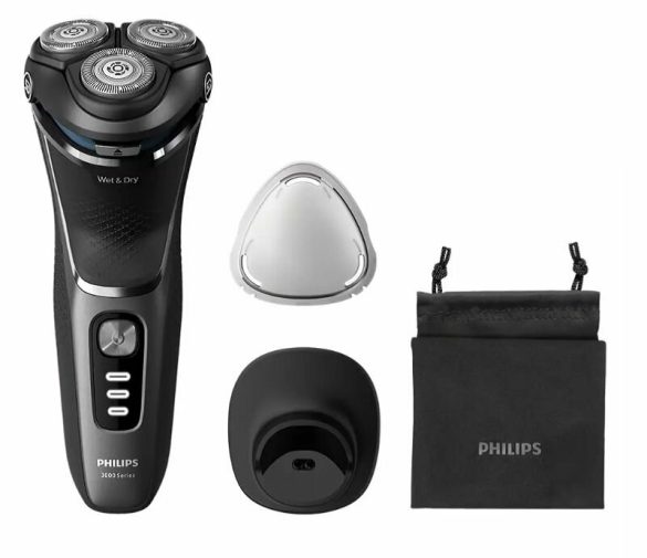 Обзор: Бритва роторная Philips S3343/13 реж. эл:3 питан: аккум. черный