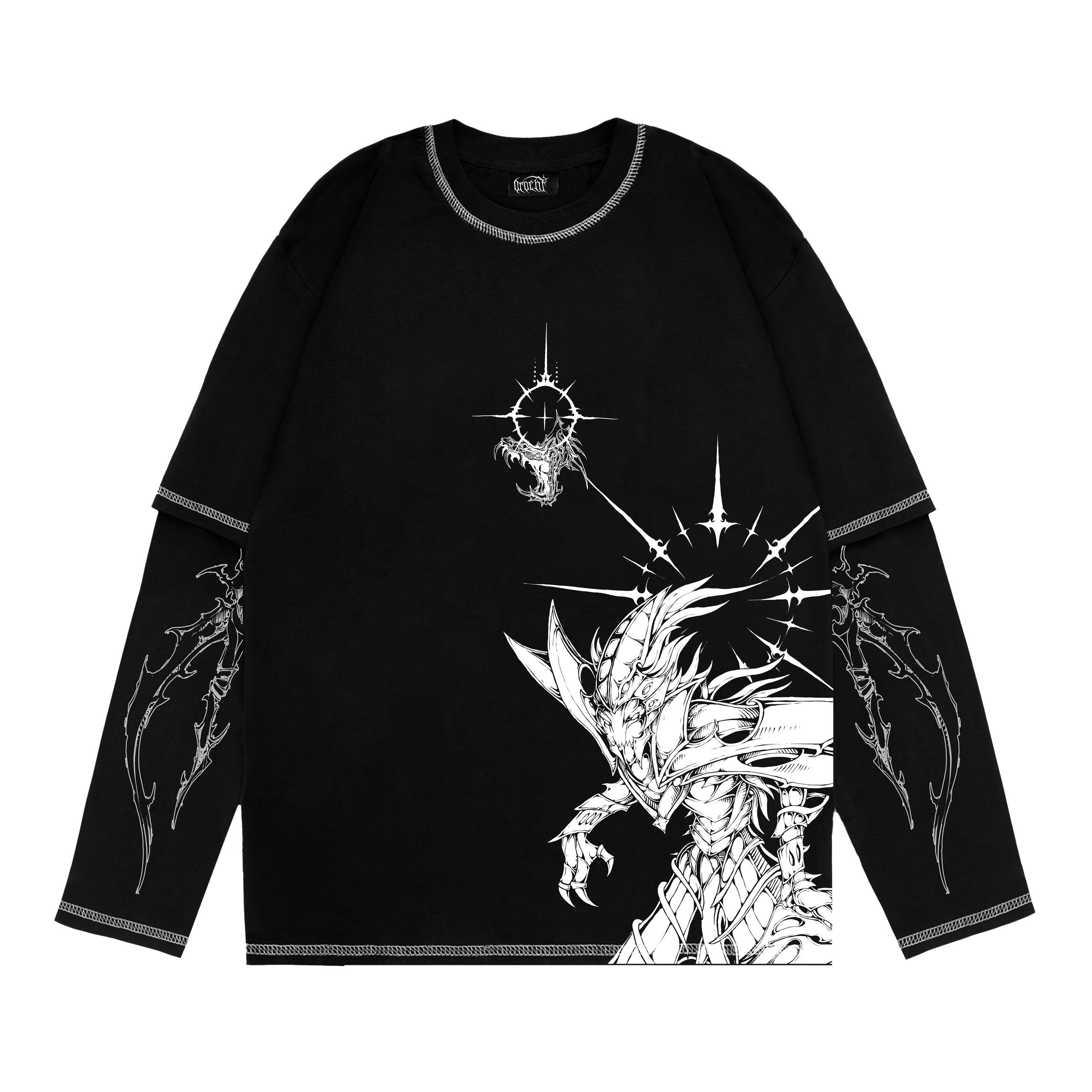 Двойной лонгслив Spectre v.front