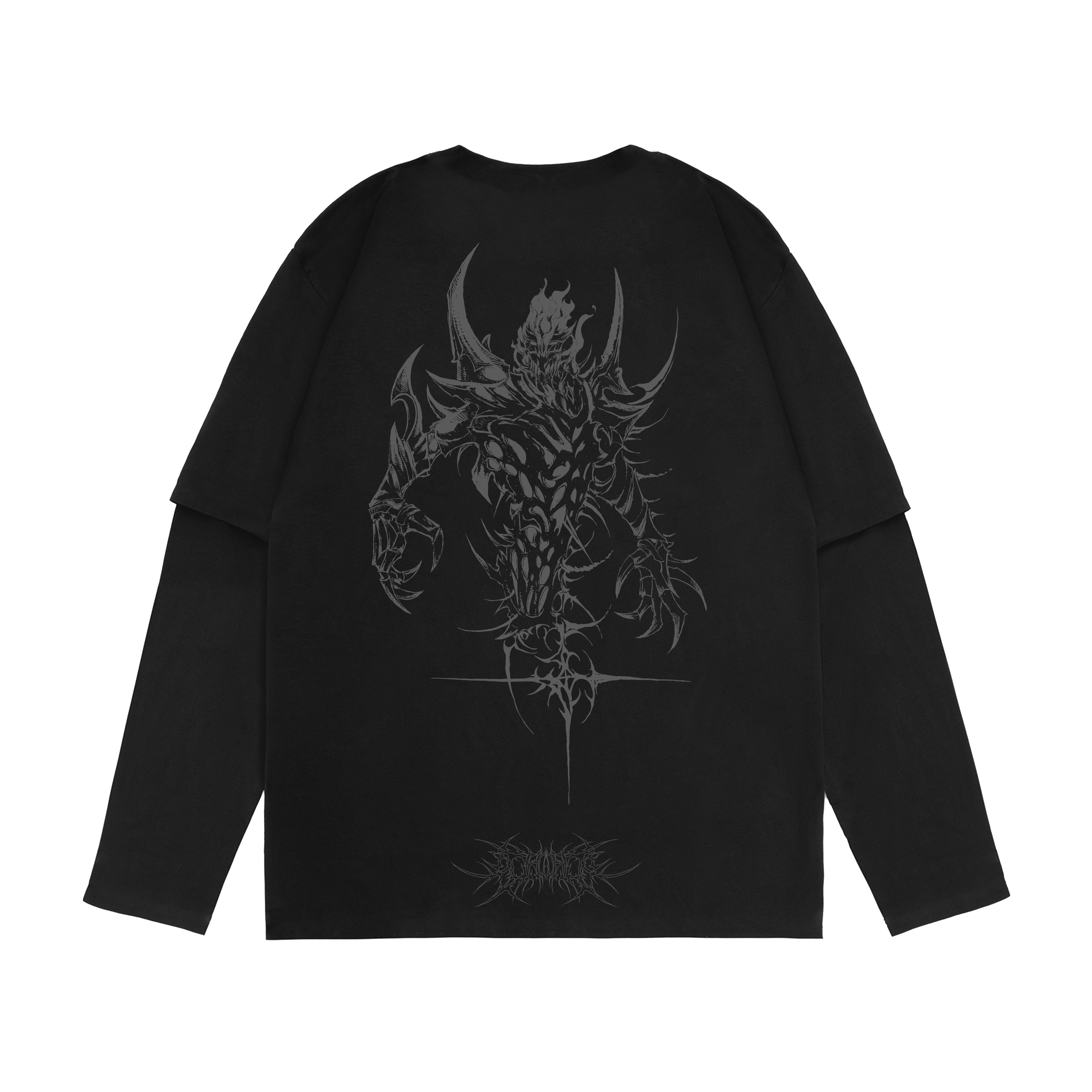 Двойной лонгслив Demon Eater