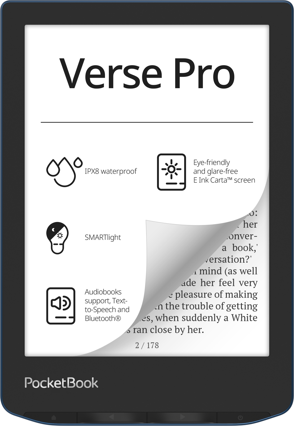 Электронная книга PocketBook 634 Verse Pro Azure