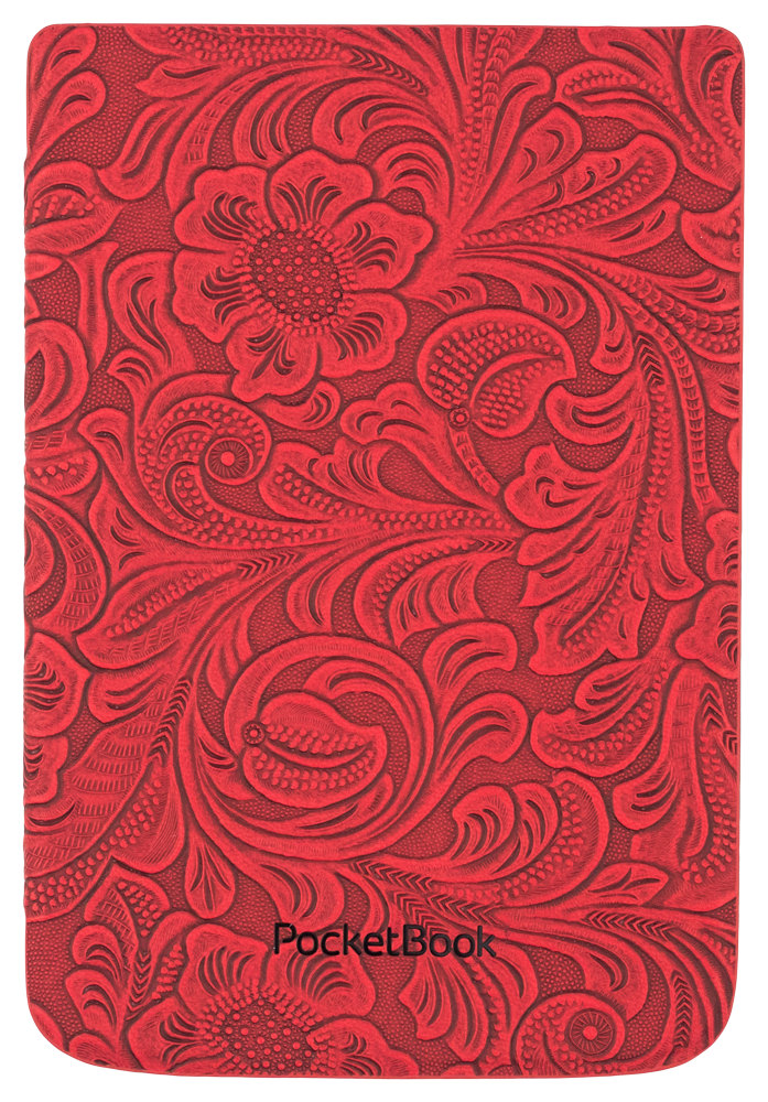 Обложка PocketBook 6" Красный с узорами