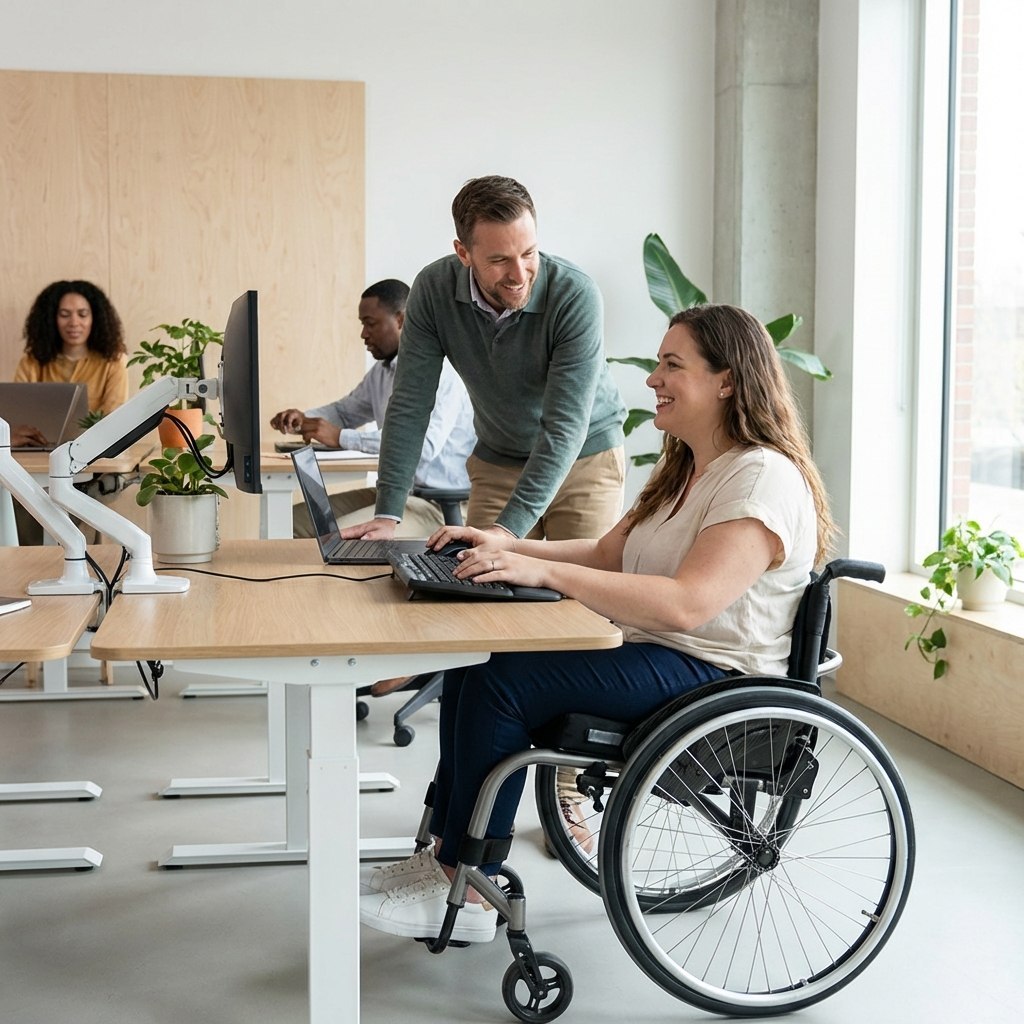 Как не потерять сотрудника с инвалидностью: адаптация рабочего места