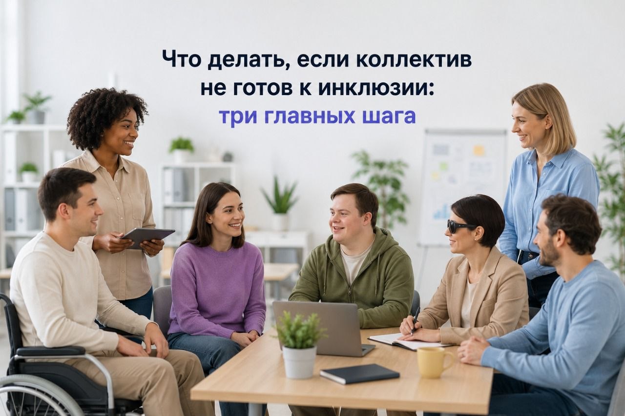 Что делать, если коллектив не готов к инклюзии: три главных шага