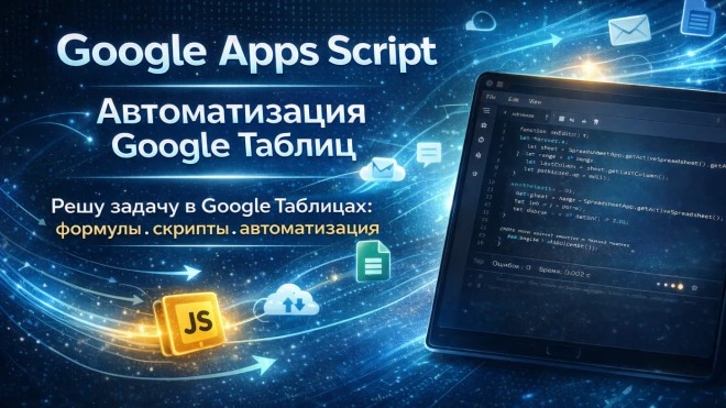 Напишу скрипт Google Apps Script для автоматизации
