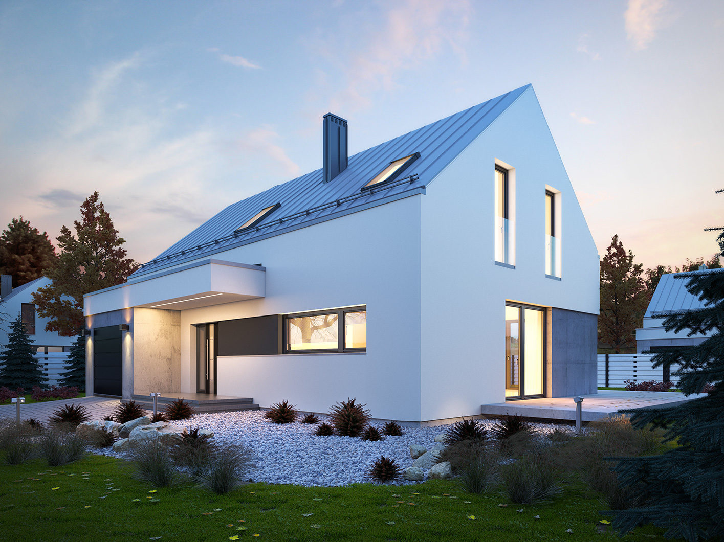 Проект двухэтажного дома из газобетона Filo — фото 1