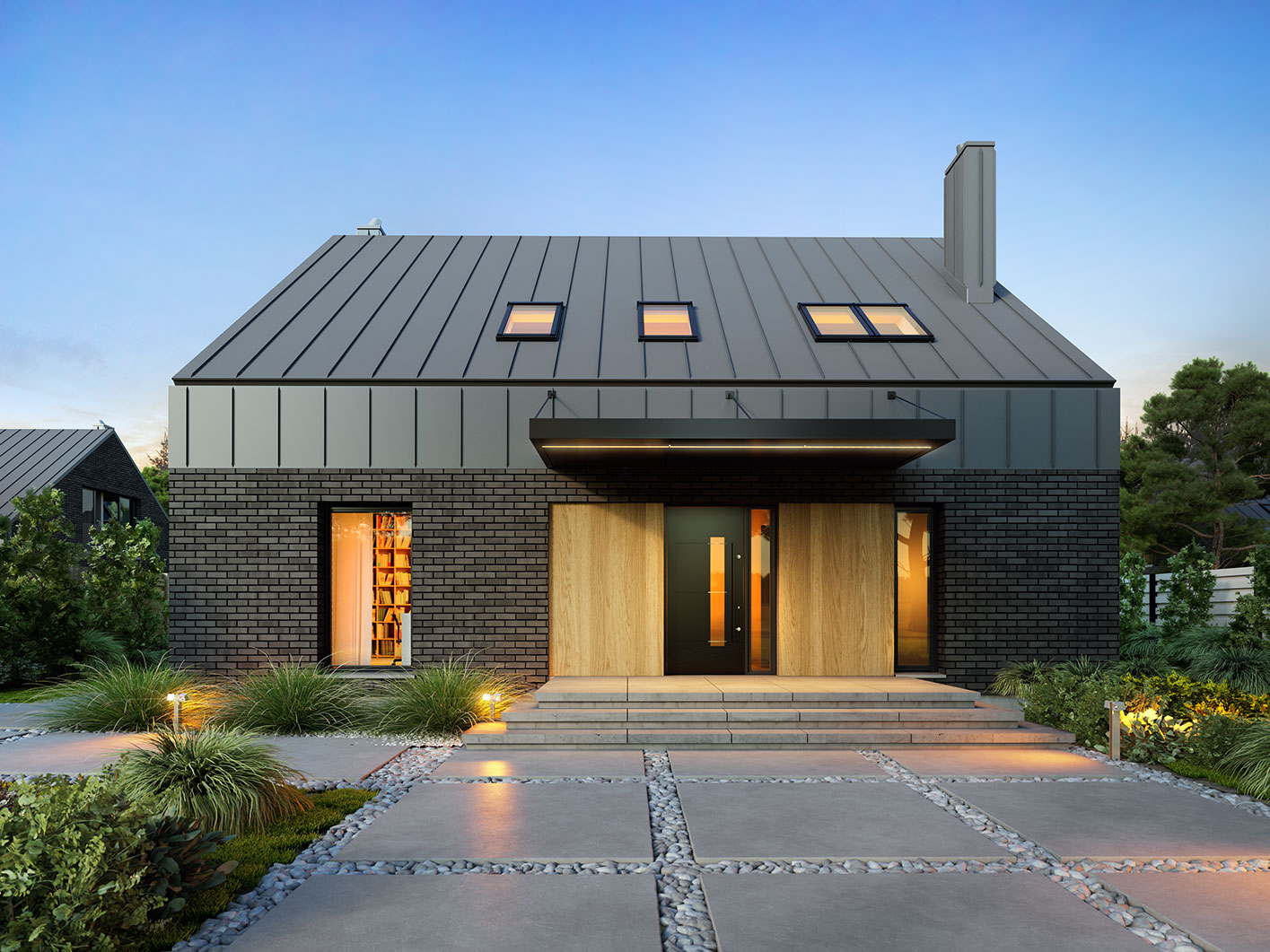 Проект двухэтажного дома из газобетона Mona — фото 1