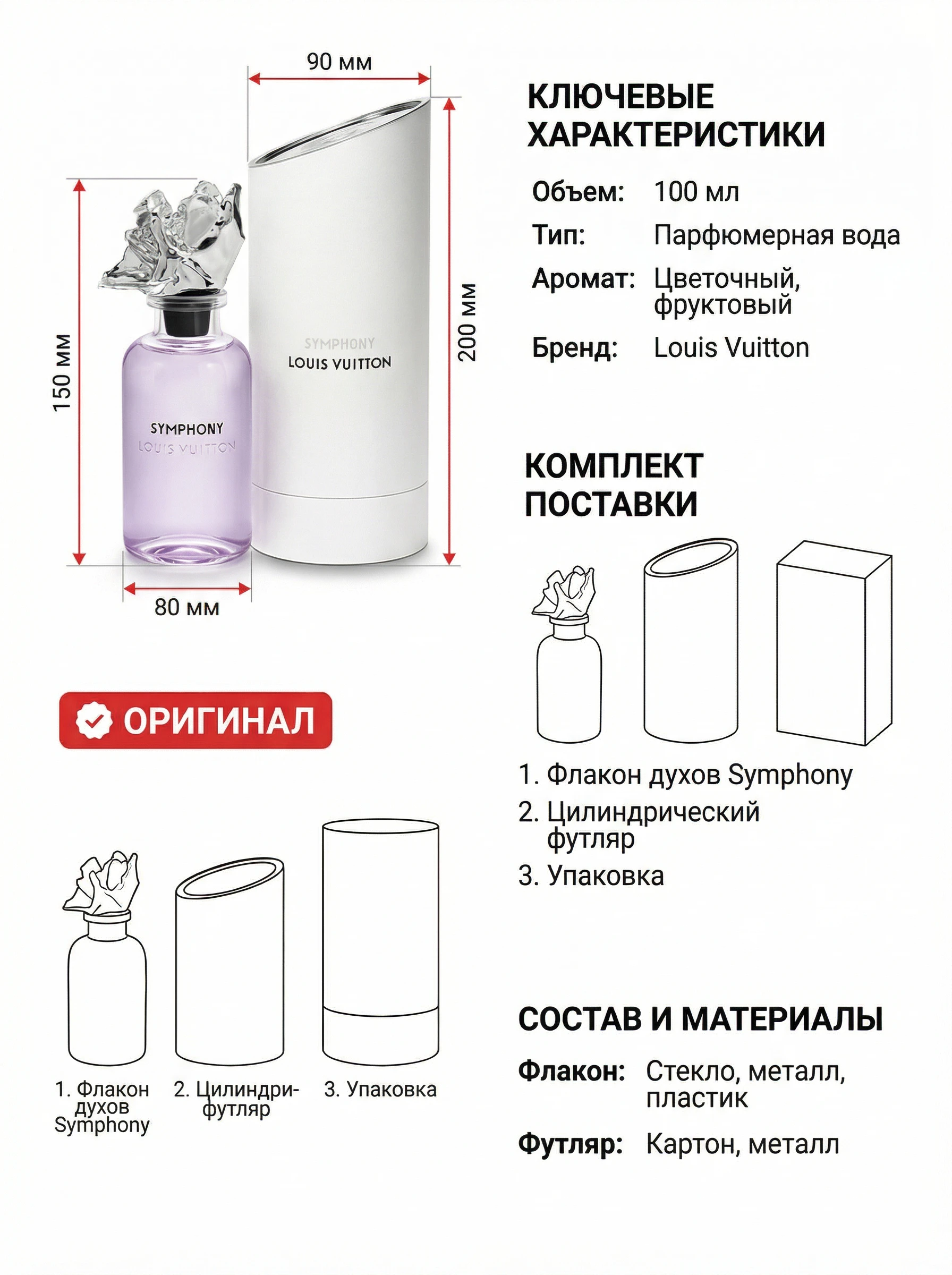 Духи Louis Vuitton Sumphony