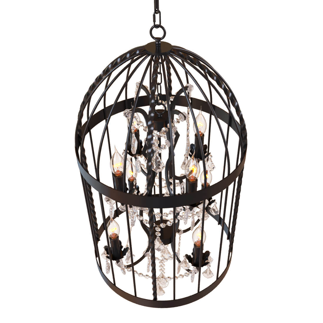 Подвесная люстра LOFT IT Vintage birdcage Loft1891/8