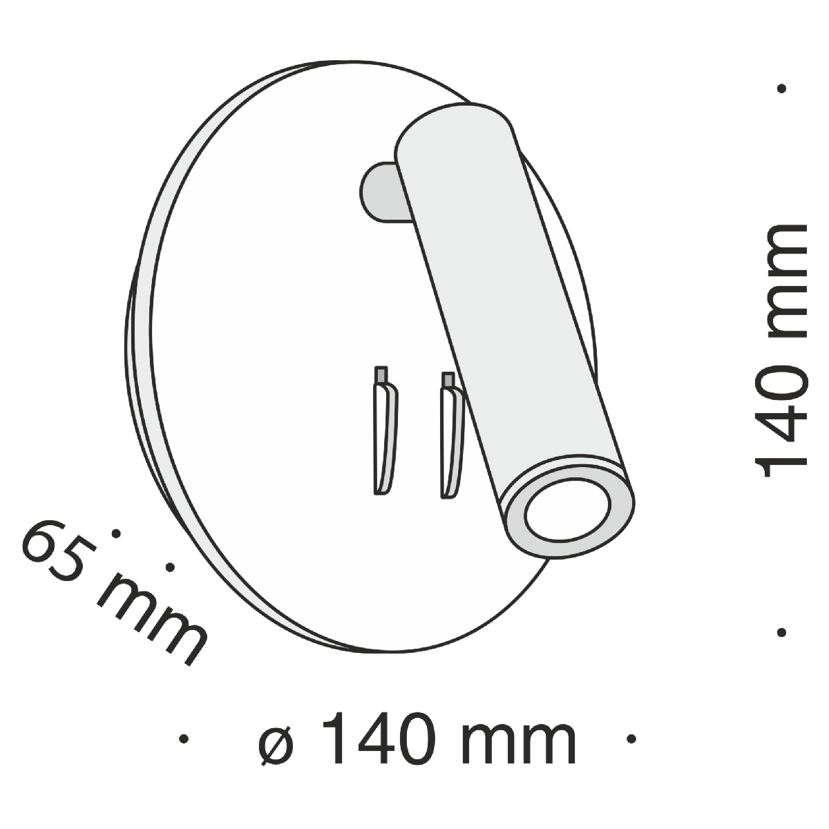 Светодиодный спот Maytoni Ios 176 C176-WL-01-6W-B