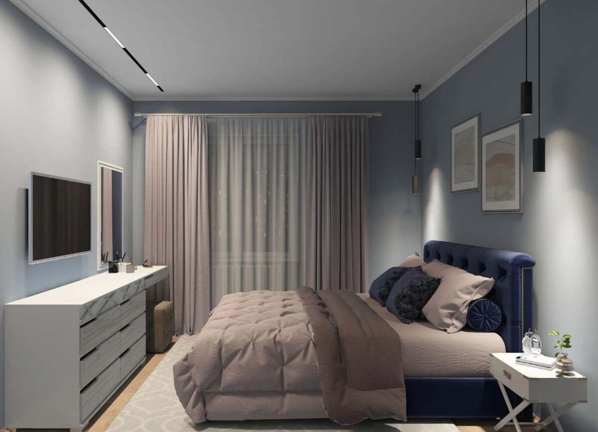 Трековый светодиодный светильник Denkirs DK8004-BK