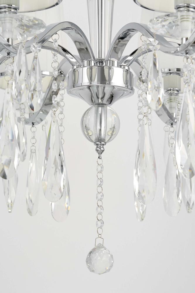 Подвесная люстра Lumina Deco Alessia LDP 1726-6 CHR