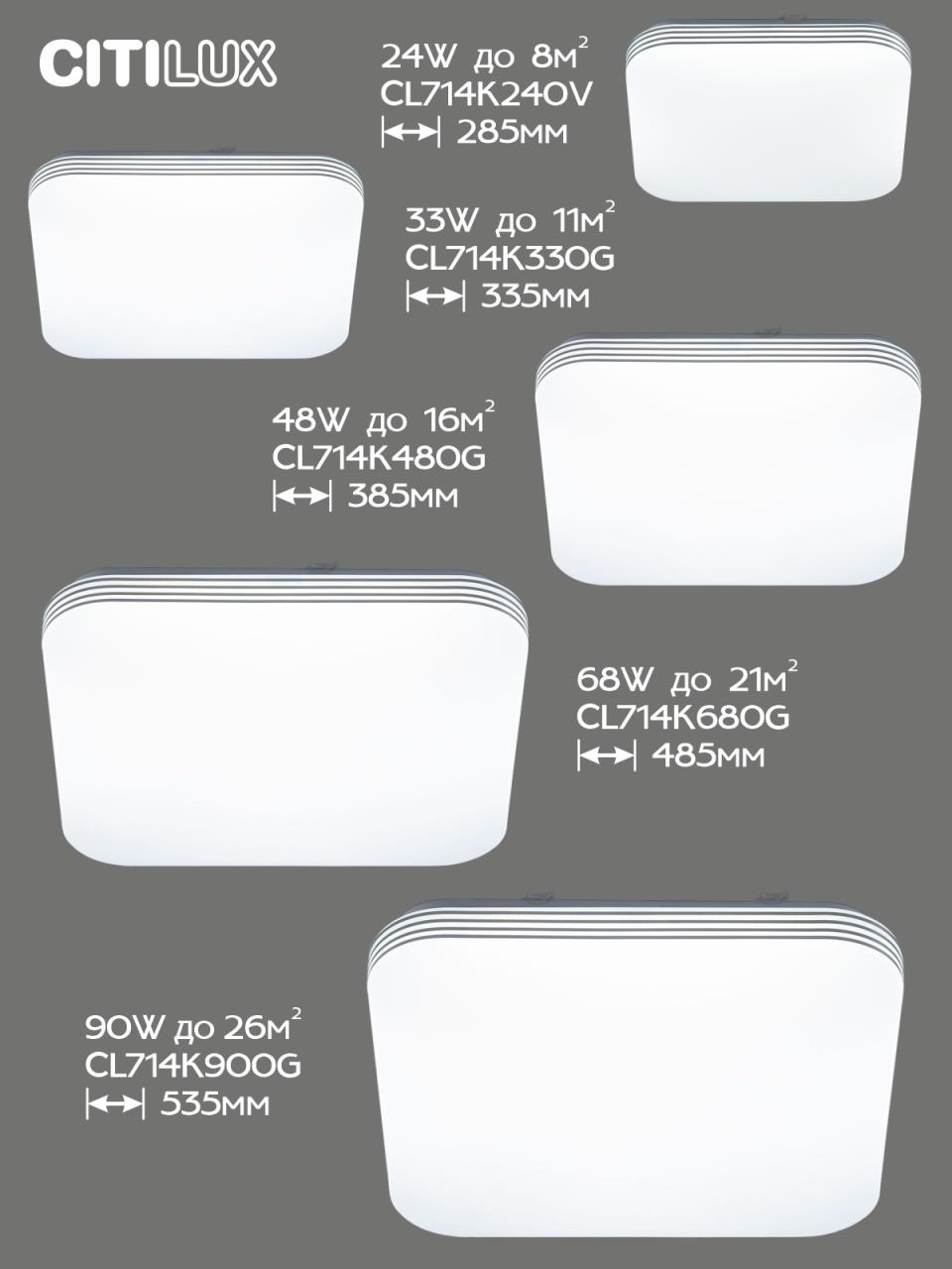 Потолочная люстра Citilux Симпла CL714K480G