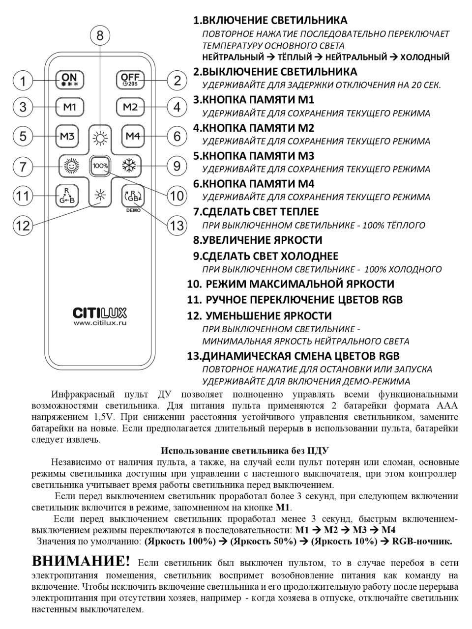 Потолочная люстра Citilux Симпла CL714K900G
