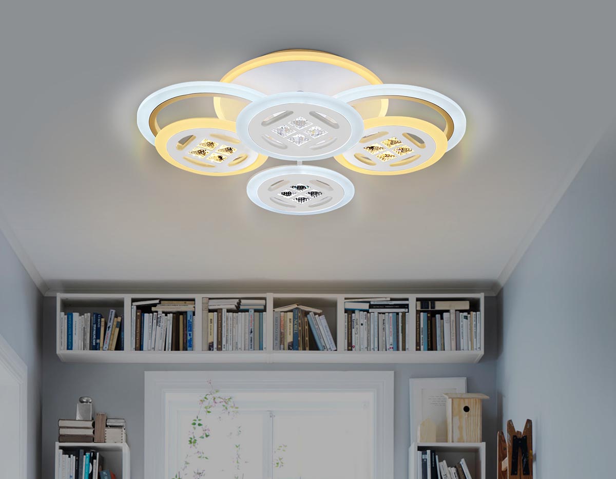 Потолочная светодиодная люстра Ambrella Light Acrylica Ice FA2951
