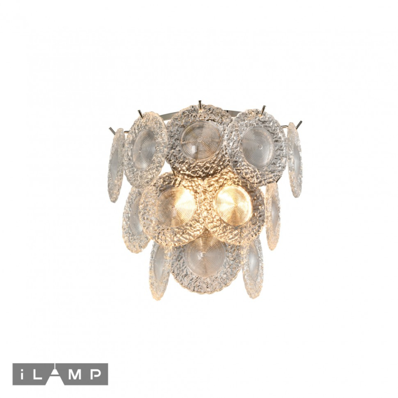 Настенный светильник iLamp Rockfeller W2549-2 Nickel