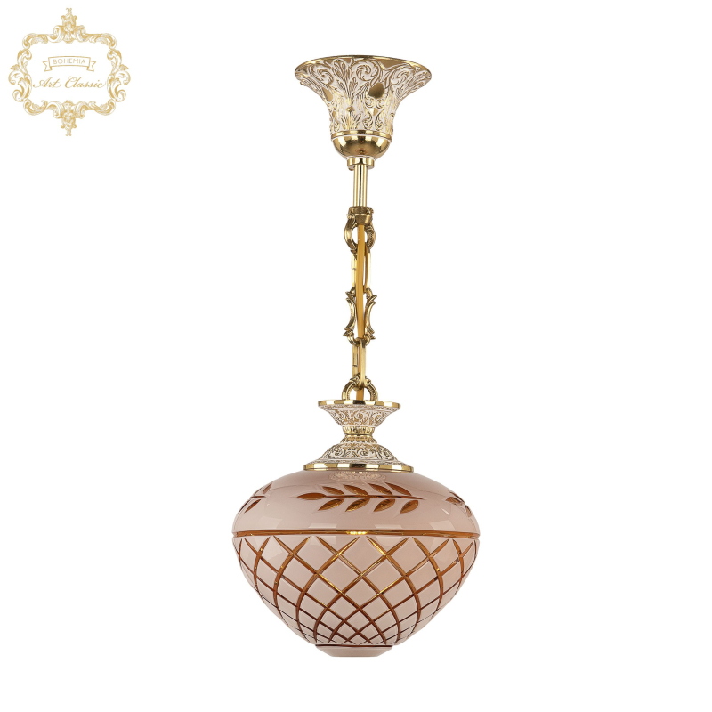 Подвесной светильник Art Classic 34.003P.18.GW.Amber-White.H-1B