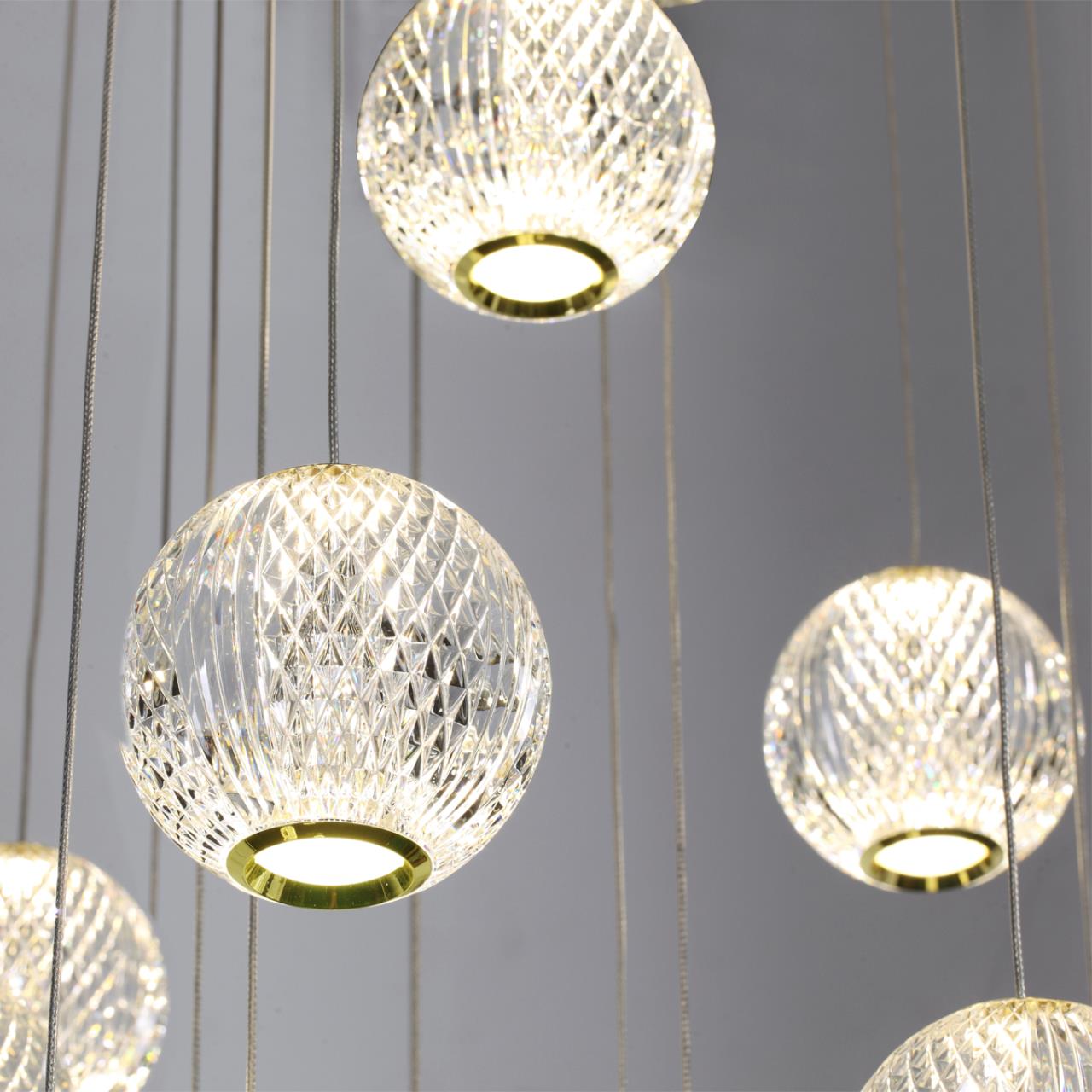 Подвесная люстра Odeon Light Crystal 5008/120L