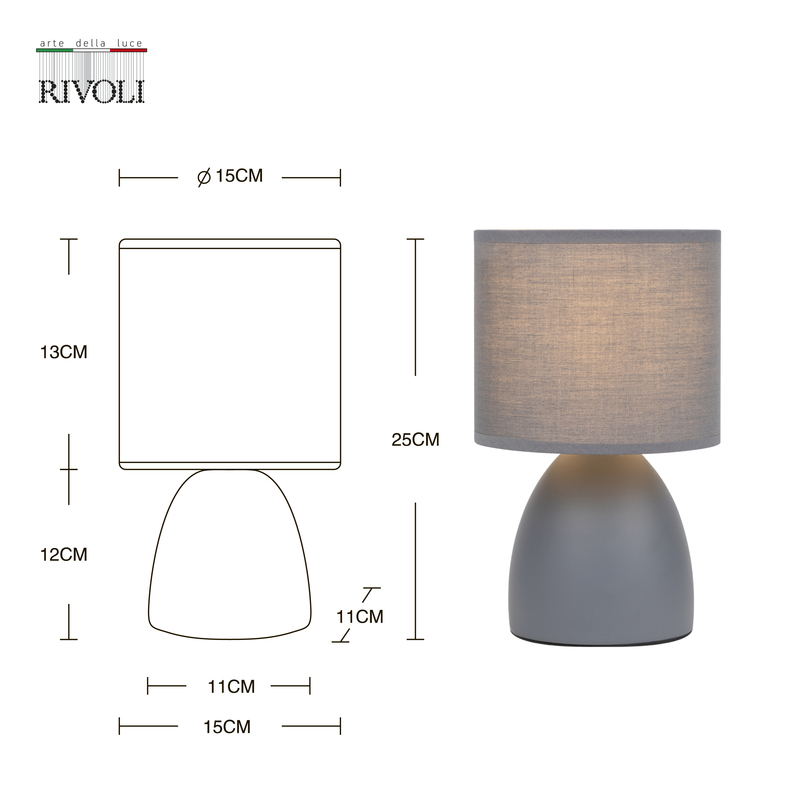 Настольная лампа Rivoli Nadine 7042-501 Б0053454