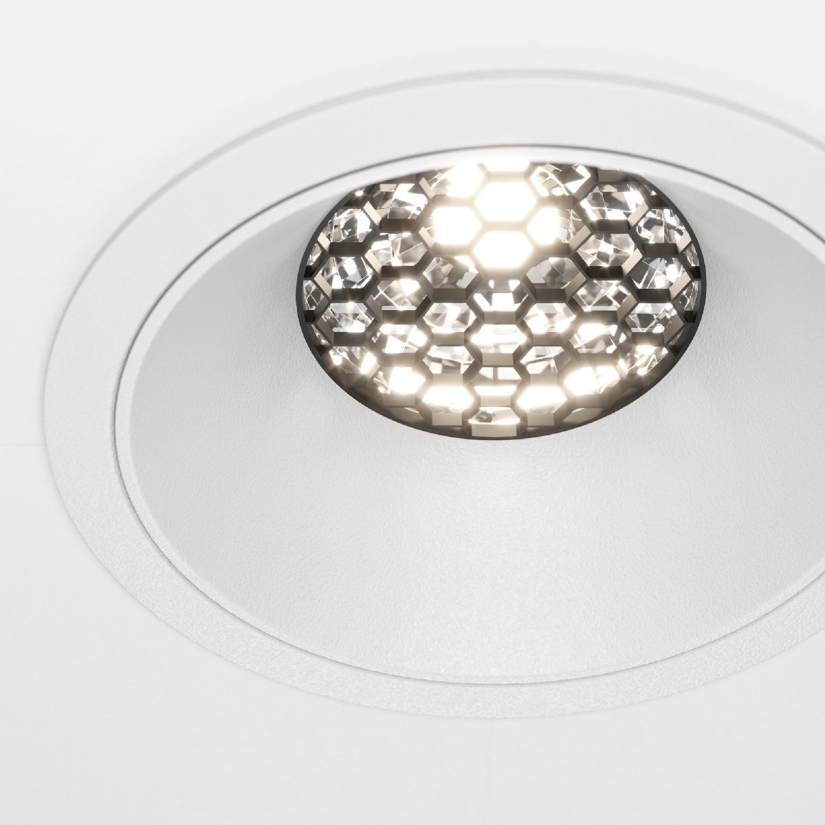 Встраиваемый светильник Maytoni Technical Alfa LED DL043-01-15W4K-RD-W