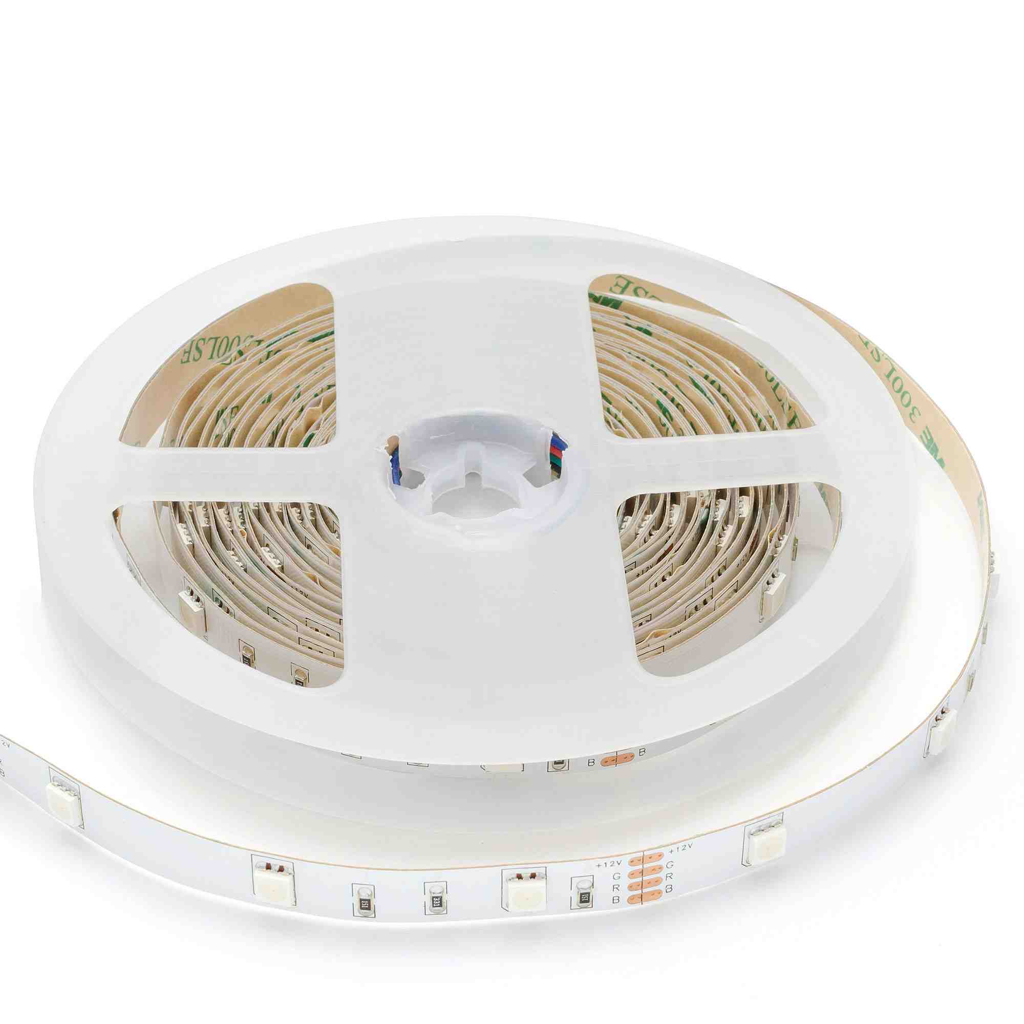 Светодиодная лента Apeyron 12В СТ 7,2Вт/м smd5050 30д/м IP20 5м RGB 38BL