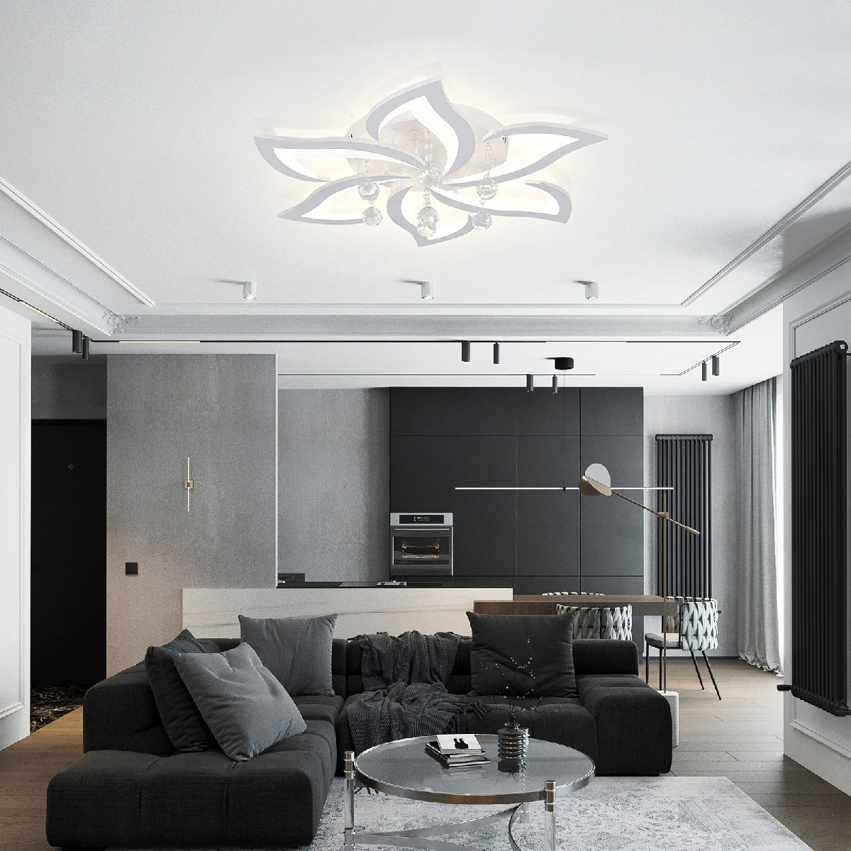 Потолочная светодиодная люстра Natali Kovaltseva Olimp LED LAMPS 81238