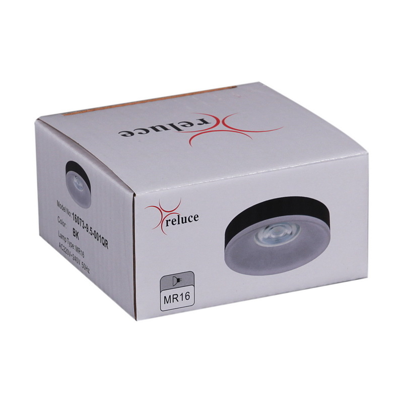 Точечный светильник Reluce 16073-9.5-001QR MR16 BK